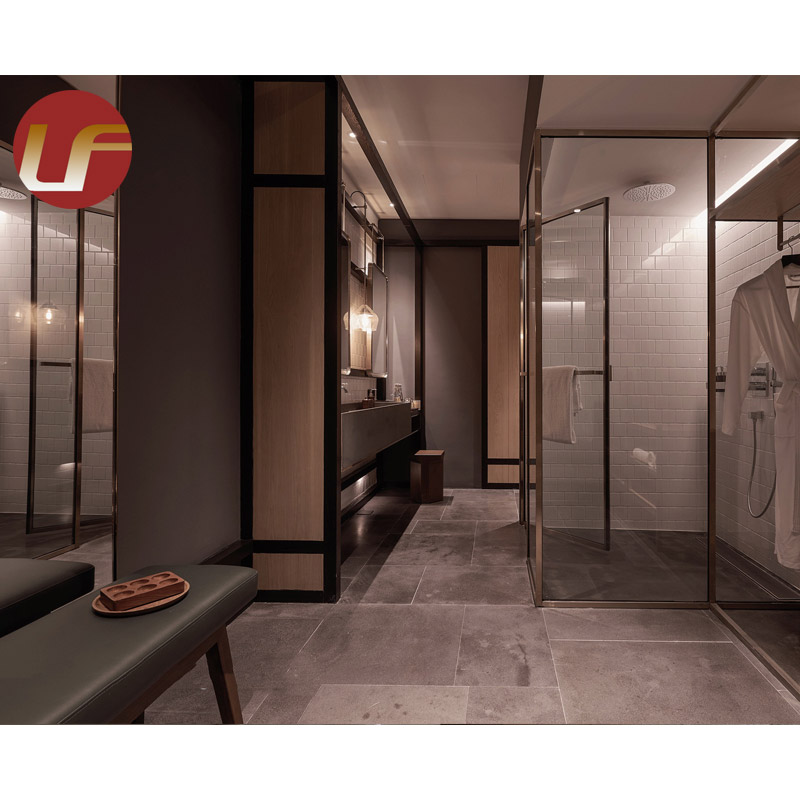 Ensemble de meubles de villa de luxe moderne Meubles d'hôtel en bois 5 étoiles