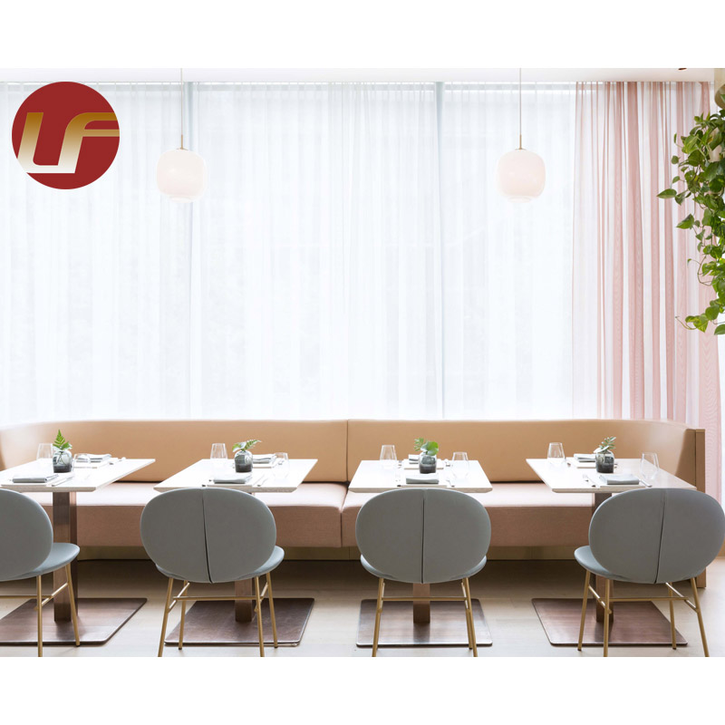 Ensemble de meubles de restaurant d'hôtel en bois moderne personnalisé professionnel pour hôtel 5 étoiles