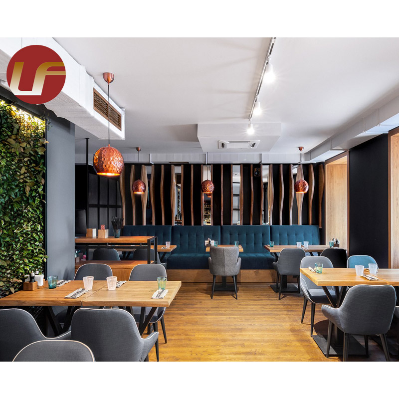 Prix ​​de gros nouveau design café hôtel restaurant ensembles de meubles de salle à manger