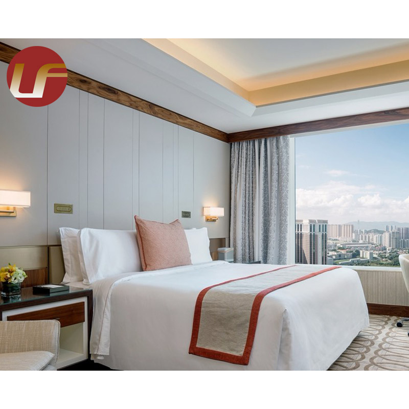 Nouveau design 5 étoiles lits d'hôtel King Size Hotel ensemble de literie meubles chambre ensemble hôtel meubles de maison à vendre