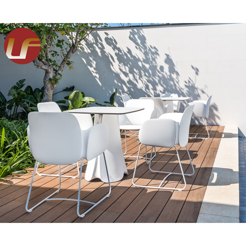 Lits de soleil de chaise longue de meubles de piscine extérieure en aluminium pour des chaises et des tables extérieures de plage