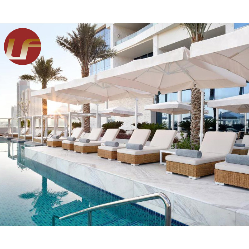 2022 nouveau sofa en aluminium de jardin de teck de patio de meubles de jardin modernes extérieurs pour l'hôtel