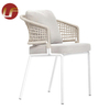 Chaise de salle à manger d'hôtel de meubles extérieurs chaise en aluminium de chaise extérieure de restaurant de chaise de jardin