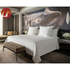 L'ensemble moderne de chambre à coucher d'hôtel bon marché place la personnalisation de meubles de salles