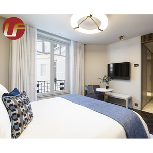 Appartement compact moderne 4 ou ensemble de meubles de chambre à coucher d'hôtel 5 étoiles