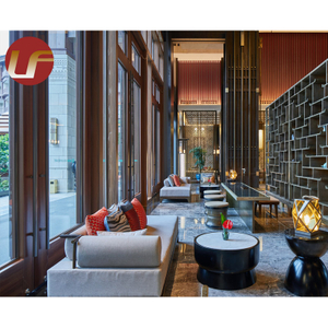 Fabricants Foshan de meubles de salon de sofa de lobby d'hôtel de Hilton de conception de luxe de 5 étoiles