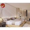 Les meubles modernes adaptés aux besoins du client de chambre d'hôtel de taille placent l'ensemble de meubles de chambre à coucher d'hôtel 5 étoiles