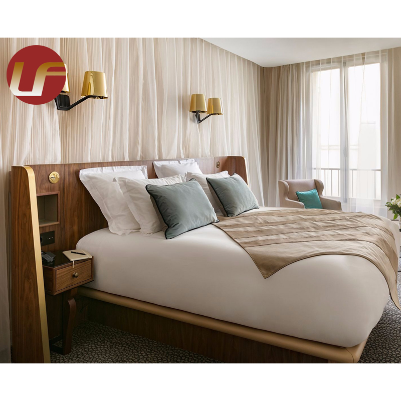 Motel 6 Gemini Hotel Furniture 2022 Dernier ensemble de meubles de chambre d'hôtel design