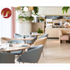 Ensemble de meubles de restaurant d'hôtel en bois moderne personnalisé professionnel pour hôtel 5 étoiles