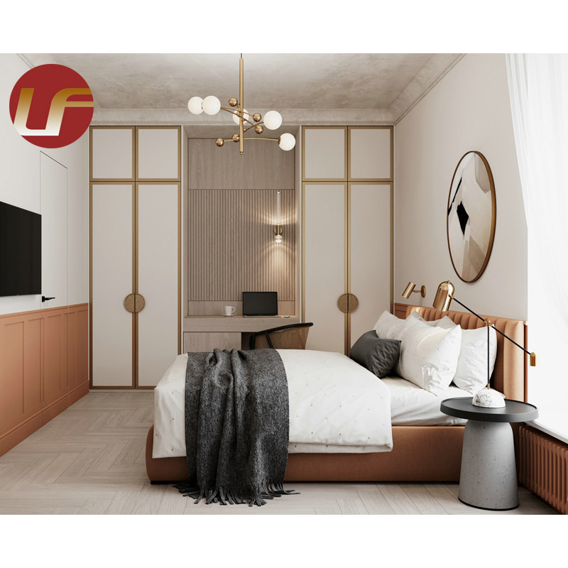 Mobilier d'hôtel moderne européen appartement Villa chambre armoire vestiaire ensemble de meubles meubles d'hôtel personnalisés 5 étoiles