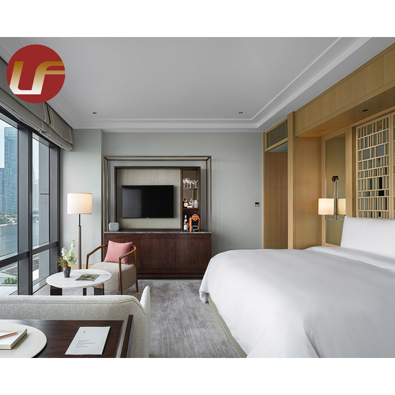 Ensembles de chambre d'hôtel moderne de meubles de chambre à coucher d'hôtel adaptés aux besoins du client