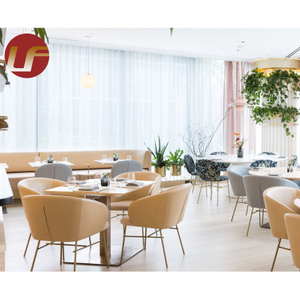 Ensemble de meubles de restaurant d'hôtel en bois moderne personnalisé professionnel pour hôtel 5 étoiles