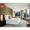 Chambre à coucher moderne d'hôtel faite sur commande a placé la conception de chambre à coucher de Ritz Carlton pour la fabrication