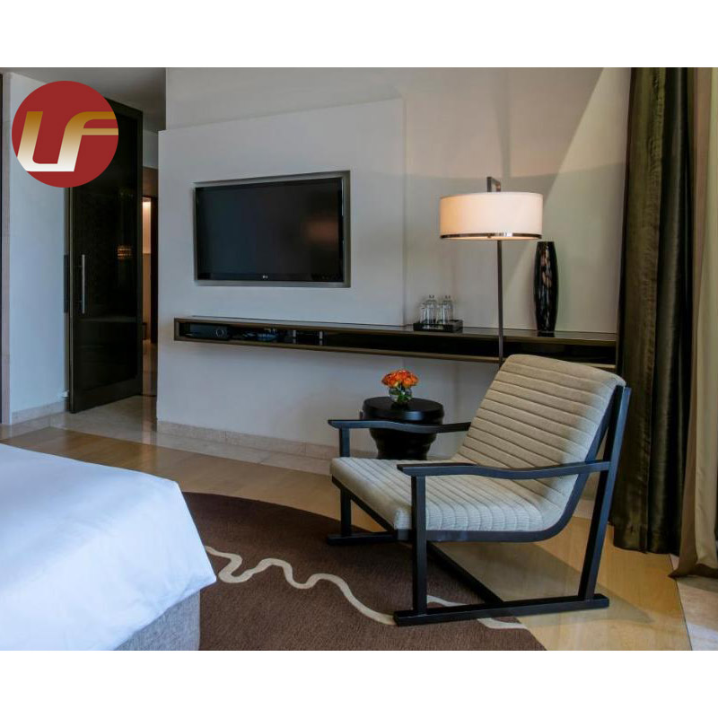 Ensemble de meubles de chambre à coucher d'hôtel de chambre à coucher d'hôtel d'hospitalité de style de ressource commercial personnalisé de luxe moderne